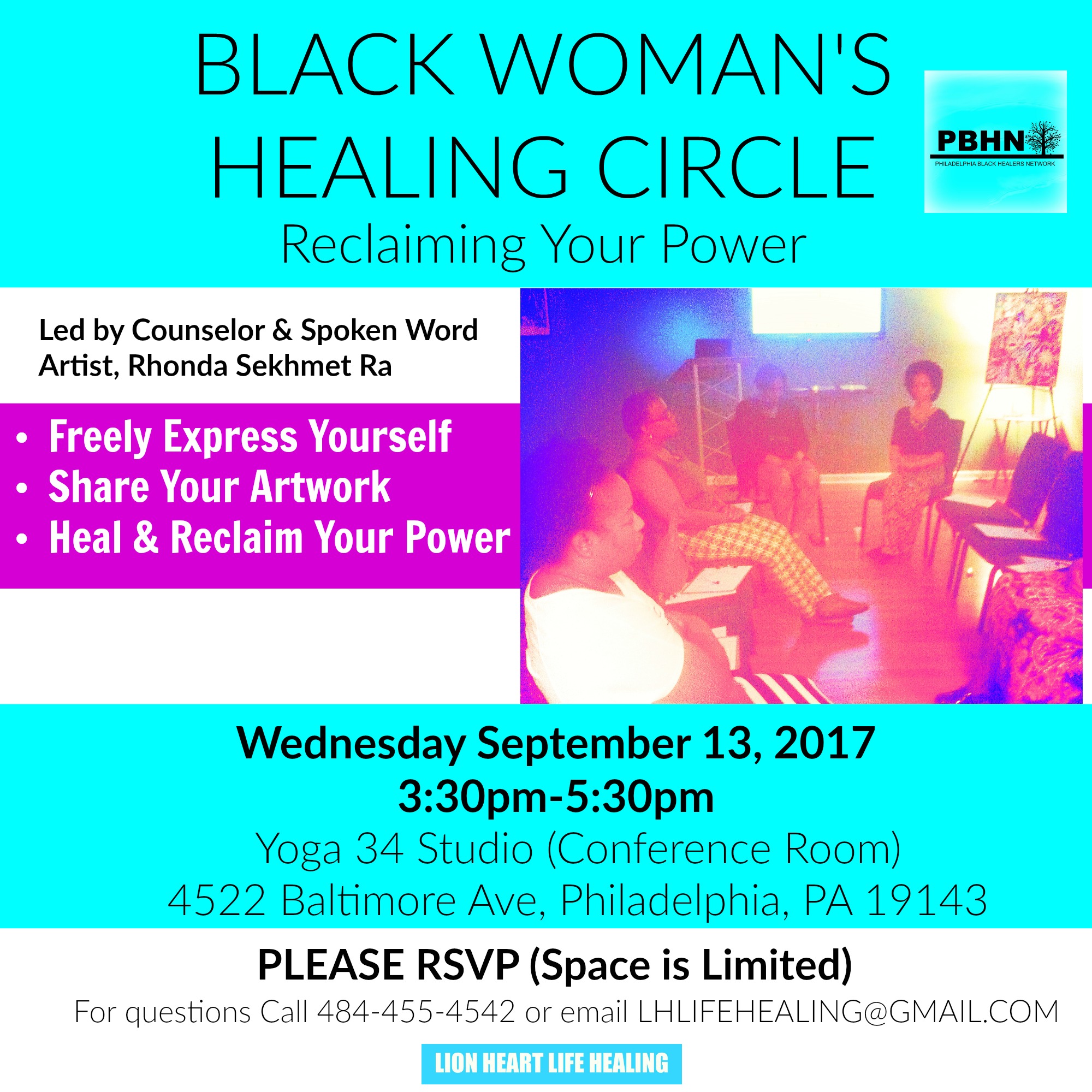 Black Womans Healing Circle September